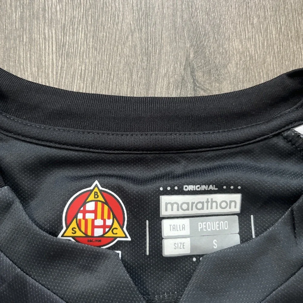 Marathon Barcelona FC Men's S Jersey Black Short Sleeve